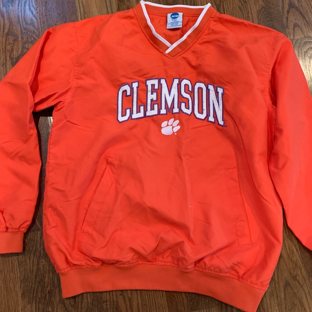Clemson wind shirt men small